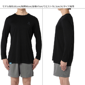 コラントッテ リカバリーシャツ ロング XL RESNO ブラック XLサイズ AJCJA01XL-イメージ4
