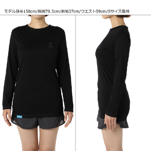 コラントッテ リカバリーシャツ ロング XL RESNO ブラック XLサイズ AJCJA01XL-イメージ5