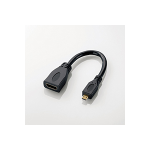 エレコム タブレットPC用HDMI変換ケーブル(タイプA-タイプD) ブラック TB-HDAD2BK-イメージ1