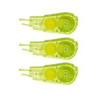 プラス 修正テープ ホワイパーPT交換テープ 3個パック 4mm グリーン F114196-48730 WH644R3P