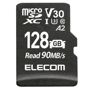 エレコム ドライブレコーダー用 microSDXCメモリーカード(128GB) ブラック MF-DRMR128GU13-イメージ1