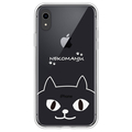 abbi FRIENDS iPhone XR用ネコマンジュウクリアケース イタズラネコライン ABF14588I61