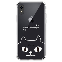 abbi FRIENDS iPhone XR用ネコマンジュウクリアケース イタズラネコライン ABF14588I61