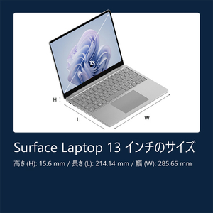 マイクロソフト Surface Laptop 13 インチ プラチナ Snapdragon X Plus/8/256 プラチナ EP2-82092-イメージ17