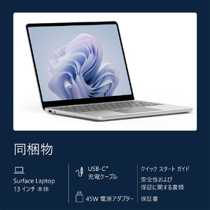 マイクロソフト Surface Laptop 13 インチ プラチナ Snapdragon X Plus/8/256 プラチナ EP2-82092-イメージ18