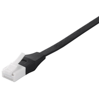 BUFFALO ツメの折れないLANケーブル カテゴリー6 ストレート フラットタイプ(15．0m) ブラック BSLS6FU150BK2