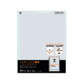 コクヨ クリヤーブック替紙ウェーブカットポケット B4 36穴 グレー 10枚 1パック（10枚） F814387-ﾗ-T884M