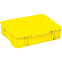 岐阜プラスチック工業 ST型コンテナーST-14C 黄 FC131GT-8362466