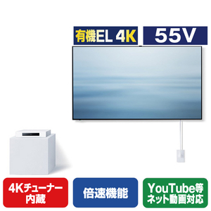 パナソニック 55V型4Kチューナー内蔵4K対応有機ELテレビ【壁掛け専用】 VIERA TH-55LW1L パナソニック 55V型4Kチューナー内蔵4K対応有機ELテレビ【壁掛け専用】 VIERA TH-55LW1L