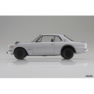 アオシマ 1/24 KPGC10 スカイラインHT 2000GT-R 1970 シルバー スナップカー No.1-SI 01SIｽｶｲﾗｲﾝHT2000GTRｼﾙﾊﾞ--イメージ3