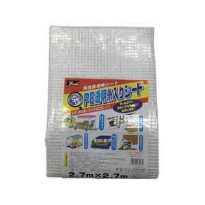 ユタカメイク シート PE透明糸入りシート(UV剤入) 2.7m×2.7m FC110GS-3675033-イメージ1