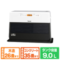 ダイニチ 10．0kW 9．0Lタンク 石油ファンヒーター ダイニチブルーヒーター （WK)ホワイトブラック FZ-104-WK
