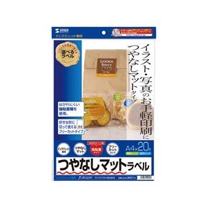 サンワサプライ インクジェットつやなしマットラベル LB-EJM01N-イメージ3