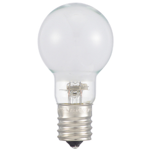 オーム電機 長寿命ミニクリプトン電球 E17口金 60W形 ホワイト 2個入 LB-PS35L60W-2P-イメージ2