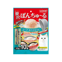 いなば 贅沢ぽんちゅーる シーフードバラエティ 35g×10P FC055RK