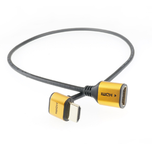 ホーリック HDMI延長ケーブル L型90度(2m) ゴールド HLFM20-589GD-イメージ5