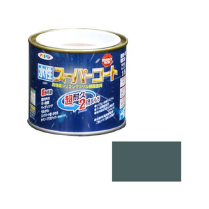 アサヒペン 水性スーパーコート 1／5L ヘリテージグリーン FC370NS-イメージ1