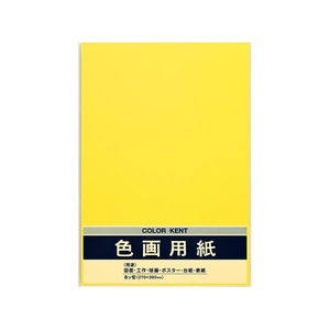 マルアイ 色画用紙 N821 クリーム 10枚 FCF731T-Pｴ-N82C-イメージ1