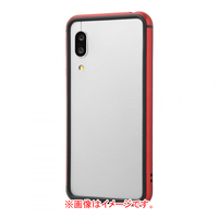 レイアウト AQUOS sense3/sense3 lite/sense3 basic/Android One S7用アルミバンパー レッド RT-AQSE3ABB/R