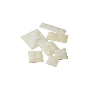 トラスコ中山 TRUSCO　結束バンド固定具（粘着シート付）幅3．2　4連結（25個）　単体1 THC-100-S4-イメージ1