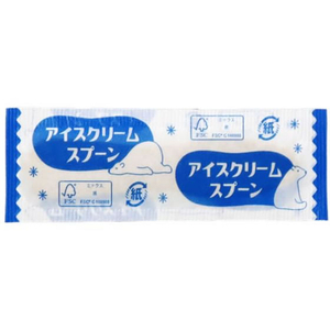 大和物産 商売繁盛 木製アイスクリームスプーン300本入 FC363RW-65338-イメージ2