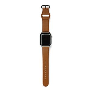EGARDEN Apple Watch 49/46/45/44/42mm用バンド GENUINE LEATHER STRAP ブラウン EGD20590AW-イメージ2