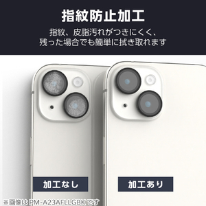 エレコム iPhone 17 Pro Max用カメラレンズカバー ガラス ブラック PM-A25DFLLP1CRN-イメージ6