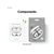 elago AirPods 4用ダストガｰド ダークグレー EL_AP4DGBSDS_DG-イメージ9
