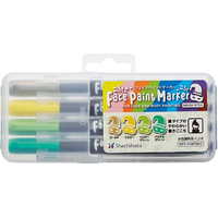 シヤチハタ フェイスペイントマーカー 4色セット1 FCK1037-KFF-F/4PSH1