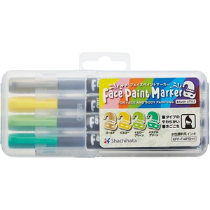 シヤチハタ フェイスペイントマーカー 4色セット1 FCK1037-KFF-F/4PSH1-イメージ1