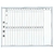トラスコ中山 スチール製ホワイトボード 月予定表・縦 600×900 FC608KR-5026695-イメージ1