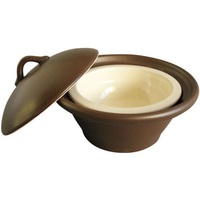 ミナミ産業 萬来鍋 丸 こげ茶 大(2～4人前用) FC561KZ-0407000