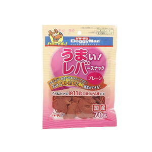 ドギーマン うまい!レバースナックプレーン 70g F950126-イメージ1