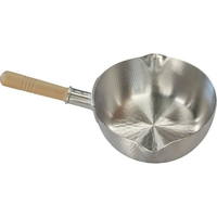 中尾アルミ製作所 ナカオ アルミ打出 雪平鍋(目盛付)24cm 両口 FC412KY-0177800