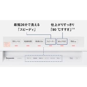 パナソニック 食器洗い乾燥機 ホワイト NP-TSP2-W-イメージ16