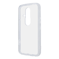 レイアウト らくらくスマートフォン F-53E用Like standard 衝撃吸収 バンパー ハイブリッドケース クリア RT-FRS24CC2/CM