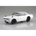 アオシマ KPGC10 スカイラインHT 2000GT-R 1971 ホワイト スナップカー No.1-WH 01WHｽｶｲﾗｲﾝHT2000GTRﾎﾜｲﾄ
