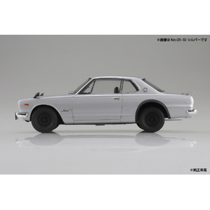 アオシマ KPGC10 スカイラインHT 2000GT-R 1971 ホワイト スナップカー No.1-WH 01WHｽｶｲﾗｲﾝHT2000GTRﾎﾜｲﾄ-イメージ3