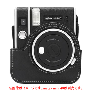 富士フイルム チェキ instax mini 40専用カメラケース ブラック ﾌｼﾞMINI40ｶﾒﾗｹ-ｽ-イメージ2