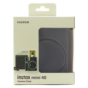 富士フイルム チェキ instax mini 40専用カメラケース ブラック ﾌｼﾞMINI40ｶﾒﾗｹ-ｽ-イメージ5