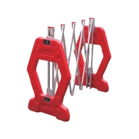 安全興業/現場用簡易アルミゲート AZゲート赤 反射なし FC303XB-4367180