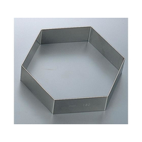 江部松商事 EBM/18-8 アルゴン溶接 六角型 ケーキリング 100×H40 FC436LP-5561710