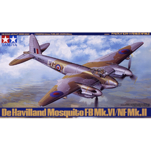 タミヤ 1/48 傑作機シリーズ No．62 デ･ハビランド モスキート FB Mk．VI/NF Mk．II T48ﾋ62ﾓｽｷ-ﾄ6N-イメージ1