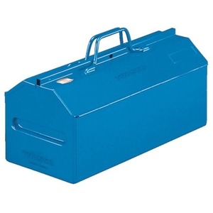 トラスコ中山 山型中皿付工具箱 461×201×261 ブルー FC608DU-1173189-イメージ1