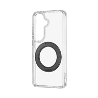 MSソリューションズ Galaxy S26用 耐傷・耐衝撃ハイブリッドケース 「UTILO Hybrid mag swing」 クリア/ブラック LN-26SG1CTHMSBK