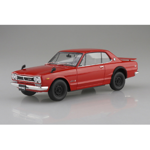 アオシマ KPGC10 スカイラインHT 2000GT-R 1970 レッド スナップカー No.1-RE 01REｽｶｲﾗｲﾝHT2000GTRﾚﾂﾄﾞ-イメージ1