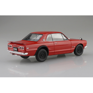 アオシマ KPGC10 スカイラインHT 2000GT-R 1970 レッド スナップカー No.1-RE 01REｽｶｲﾗｲﾝHT2000GTRﾚﾂﾄﾞ-イメージ2