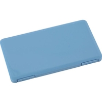 トラスコ中山 TRUSCO/携帯用樹脂製マスクケース 190X110X12mm ライトブルー FCA577K-2567079