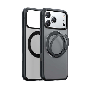TORRAS iPhone17 Pro用複合素材PC+TPUケース TORRAS OSTAND PRO ブラック X00FX2920-イメージ1