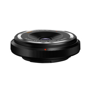 オリンパス フィッシュアイボディーキャップレンズ 9mm F8.0 Fisheye ブラック BCL-0980 BLK-イメージ1